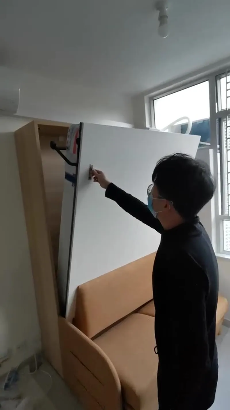 Sha Tin 420sqft family wall bed